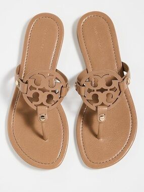 Tory Burch Women's Miller Sandals Almond Flour (color)